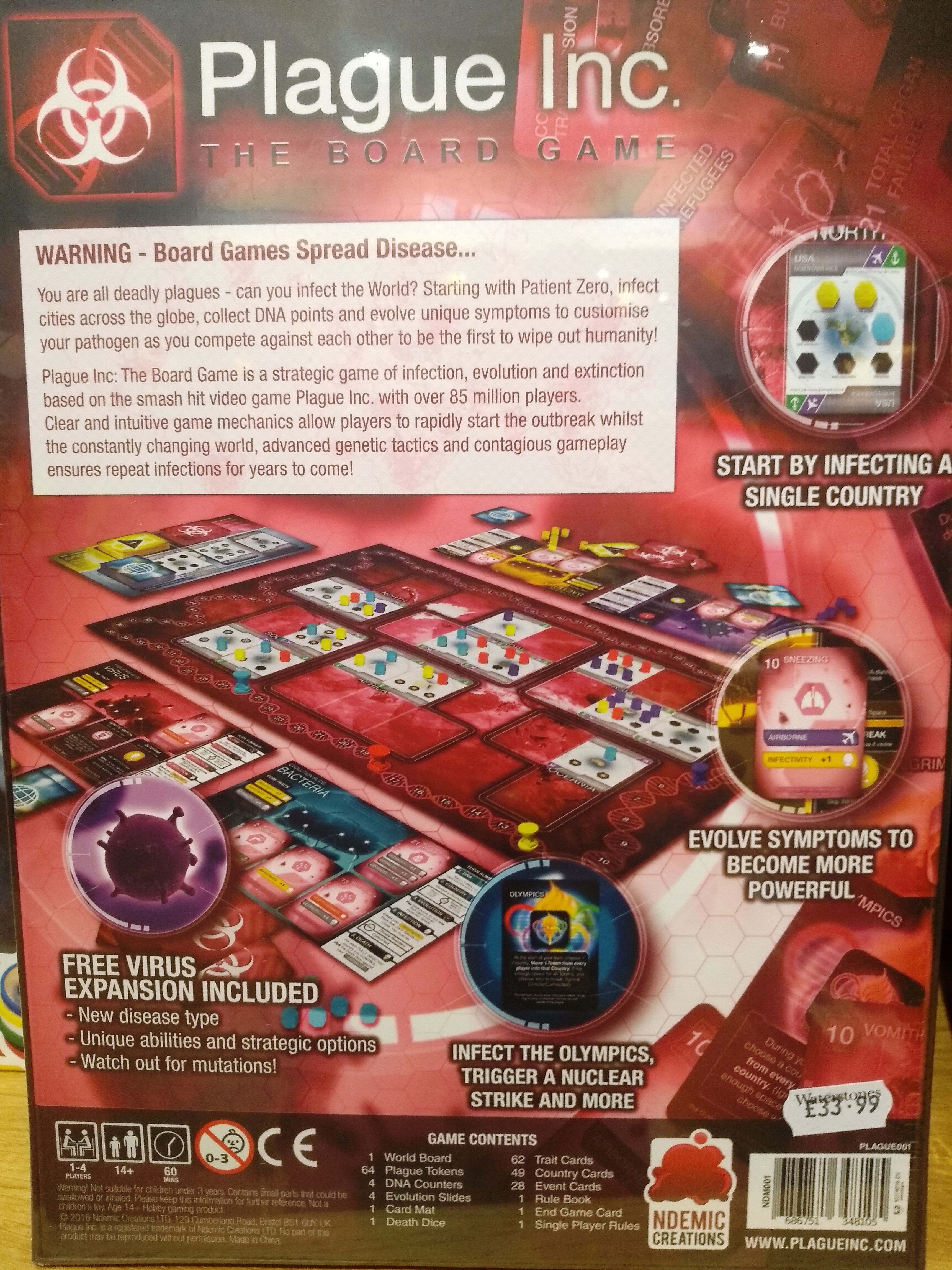 Plague Inc The Board Game - enlarge